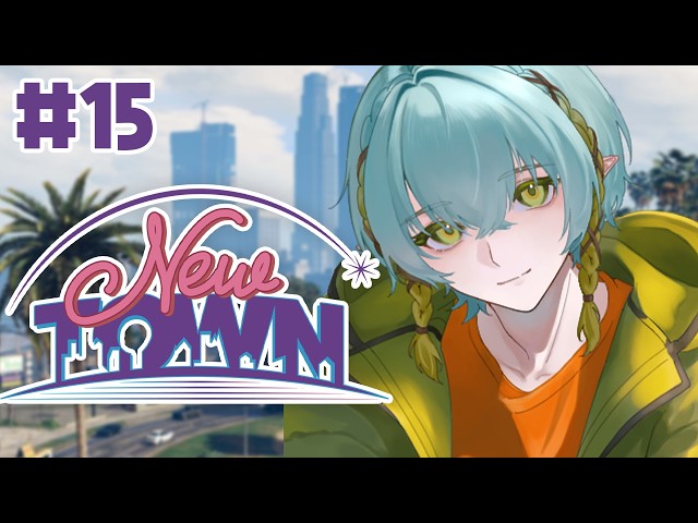 【 #NEWTOWN / Day15 】最後の週を最高に楽しもう！潤♥喫茶にびたしで研修【GTA5】【ゆにれいど / 翠星アスト】