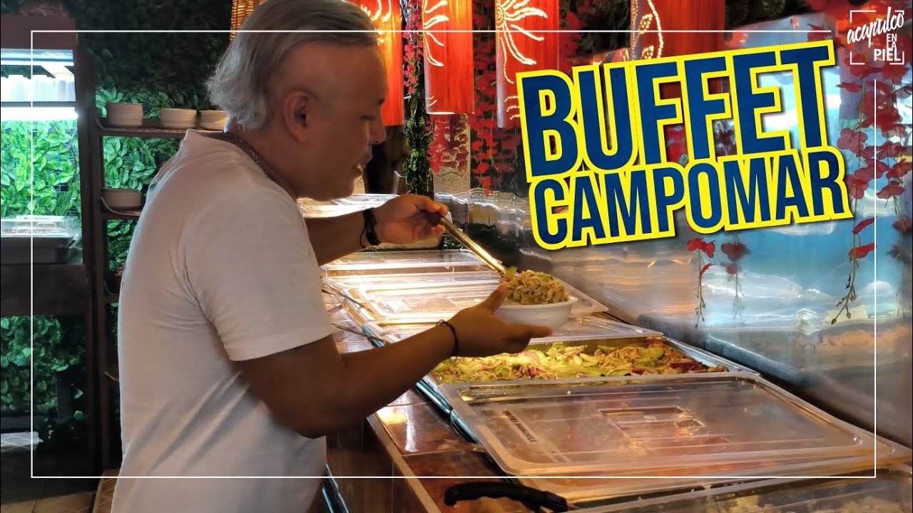 BUFFET CAMPOMAR: ¡DESDE MARISCOS HASTA BROCHETAS DE CARNE A LA PARRILLA!