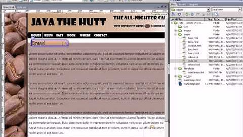 Web Authoring using Photoshop, Dreamweaver and JQuery - 6-08