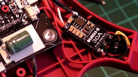 My Bugs3 upgrades - from 6 to 30amp ESCs