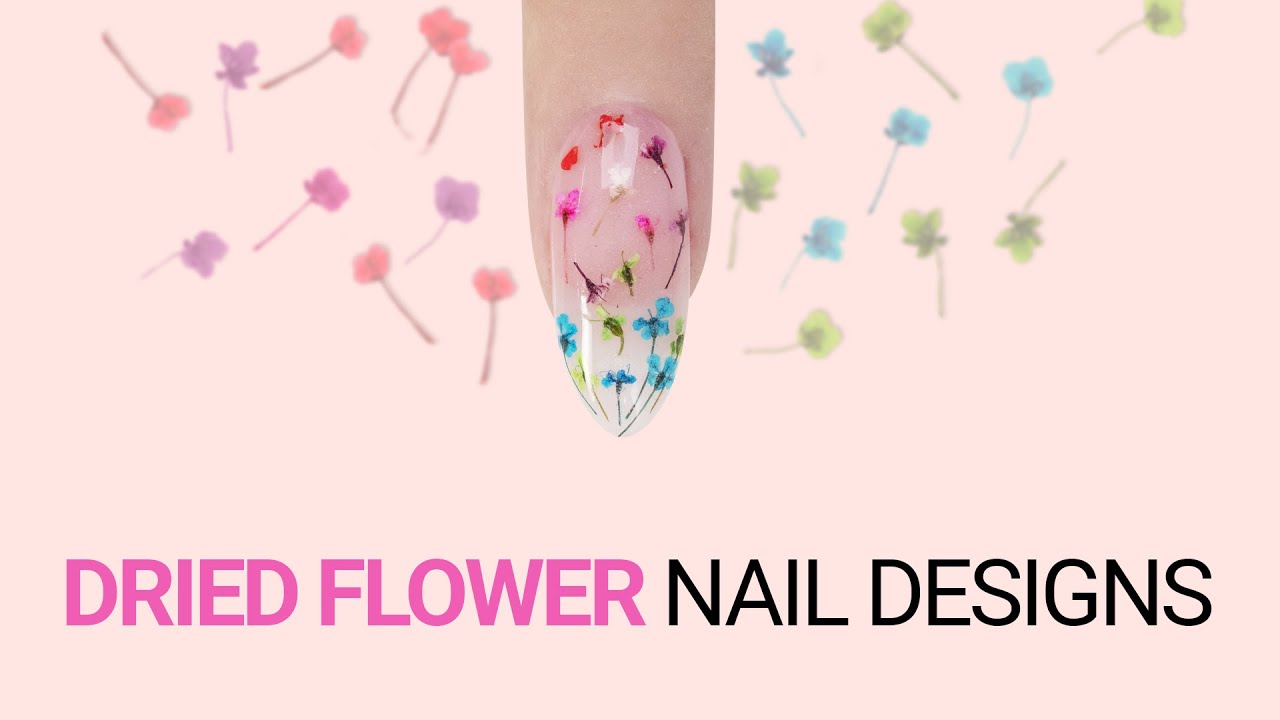 DRIED FLOWER NAIL DESIGNS 5