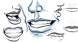 How to Draw Lips and Mouths