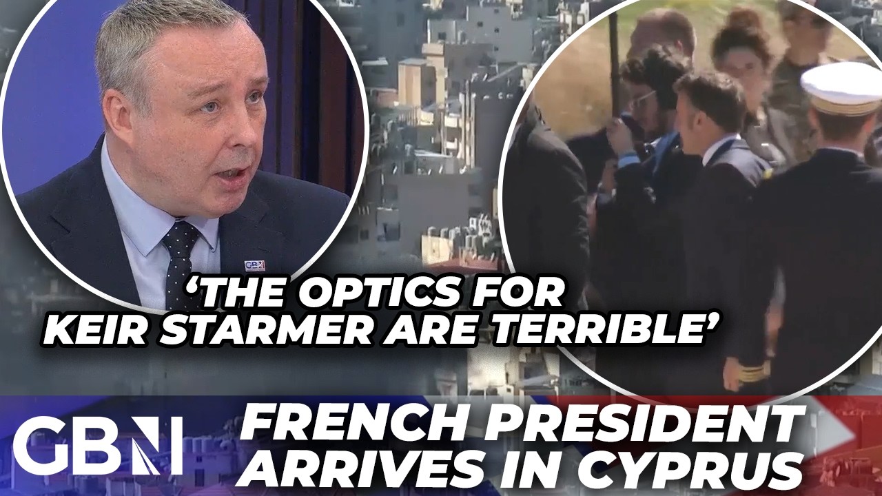 ‘Optics are TERRIBLE’ | Keir Starmer SLAMMED as French President arrives in Cyprus amid Iran war
