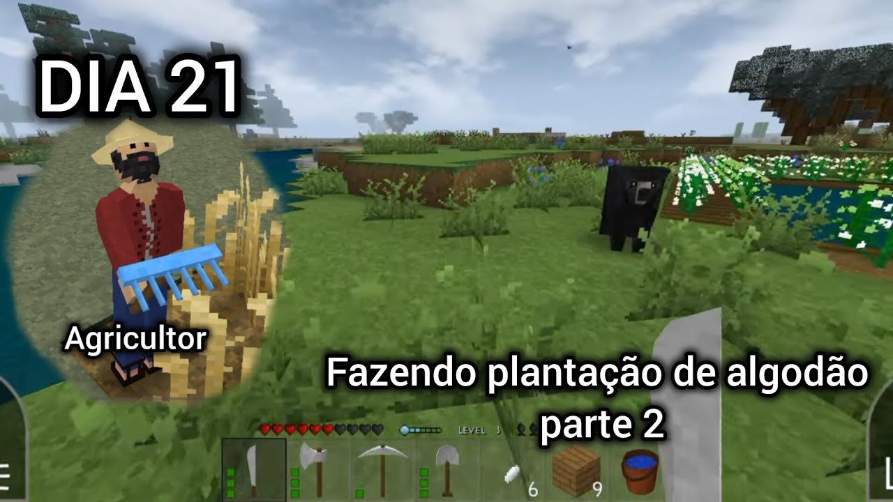 Survivalcraft 2 episódio 22 celular, caçar de comida.