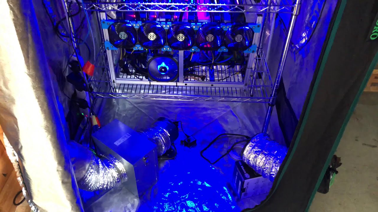 Ethereum Crypto GPU Mining Rack - Air Cooled - YouTube
