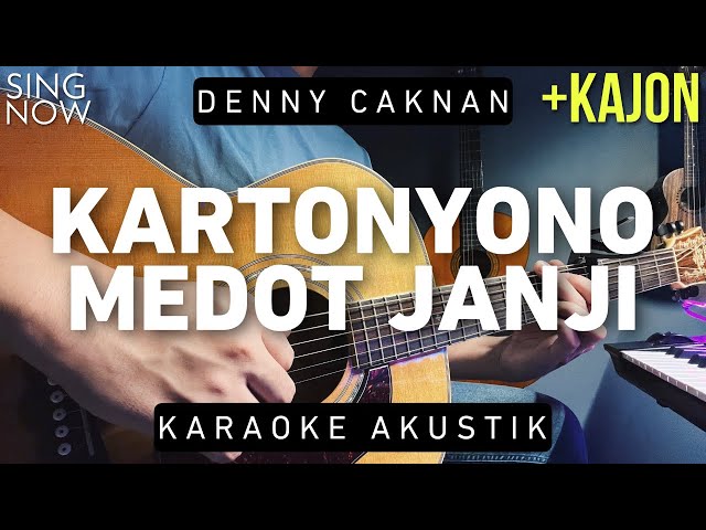 Kartonyono Medot Janji - Denny Caknan (Karaoke Akustik) class=