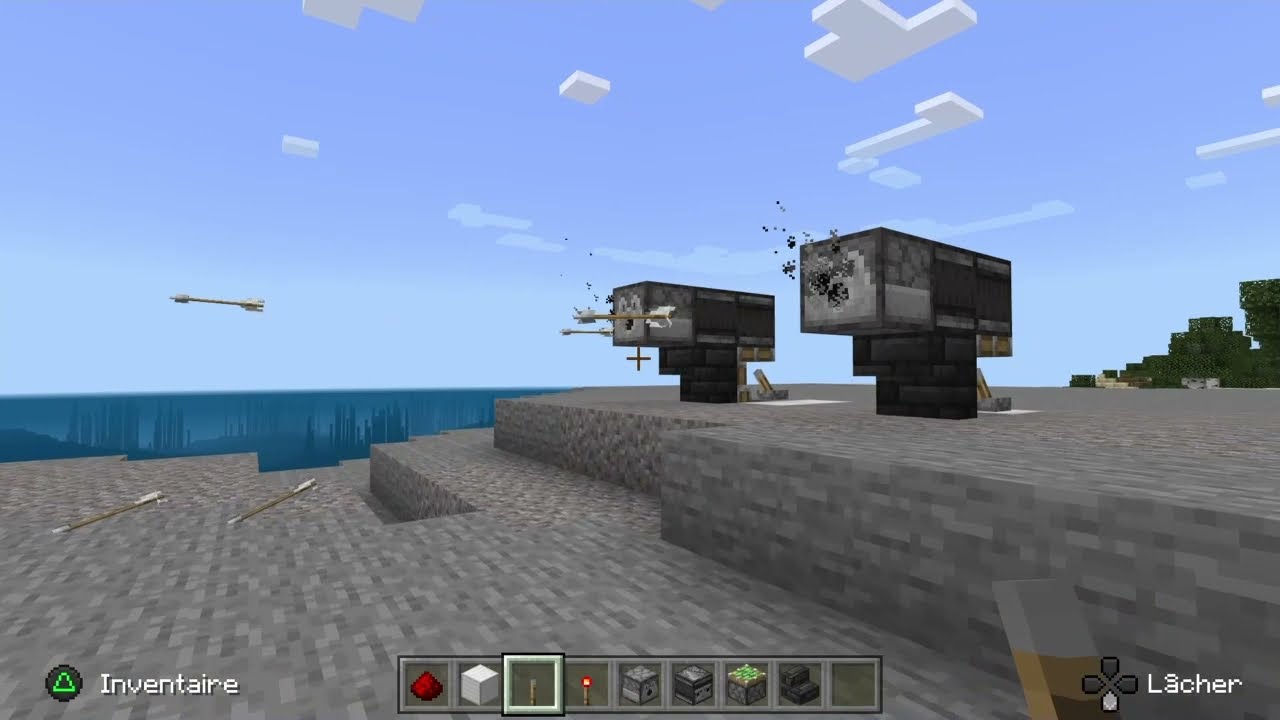 TUTO minecraft (tourelle lance Flèche super simple )2021 - YouTube