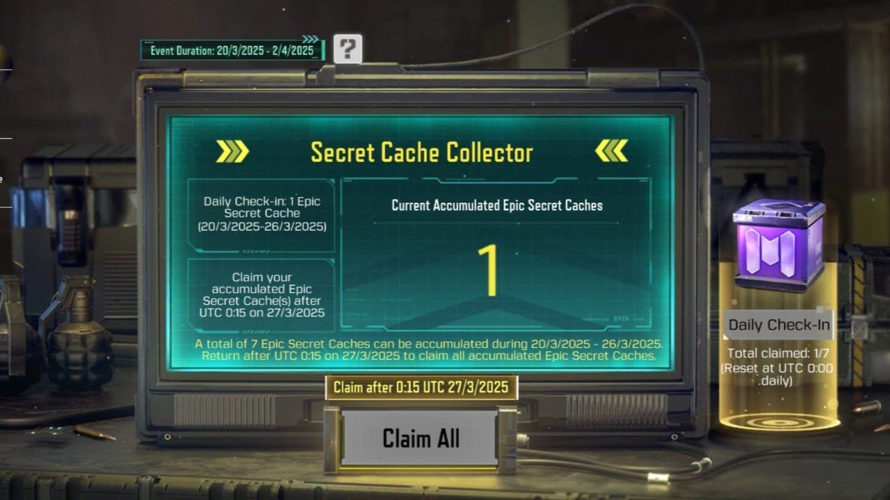 How to get 7 free secret cache in Call of Duty Mobile. - YouTube