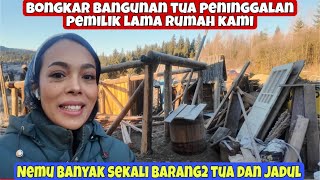 MEMBONGKAR BANGUNAN TUA YANG ADA DI HALAMAN RUMAH KAMI || VLOG PEDESAAN UKRAINA 