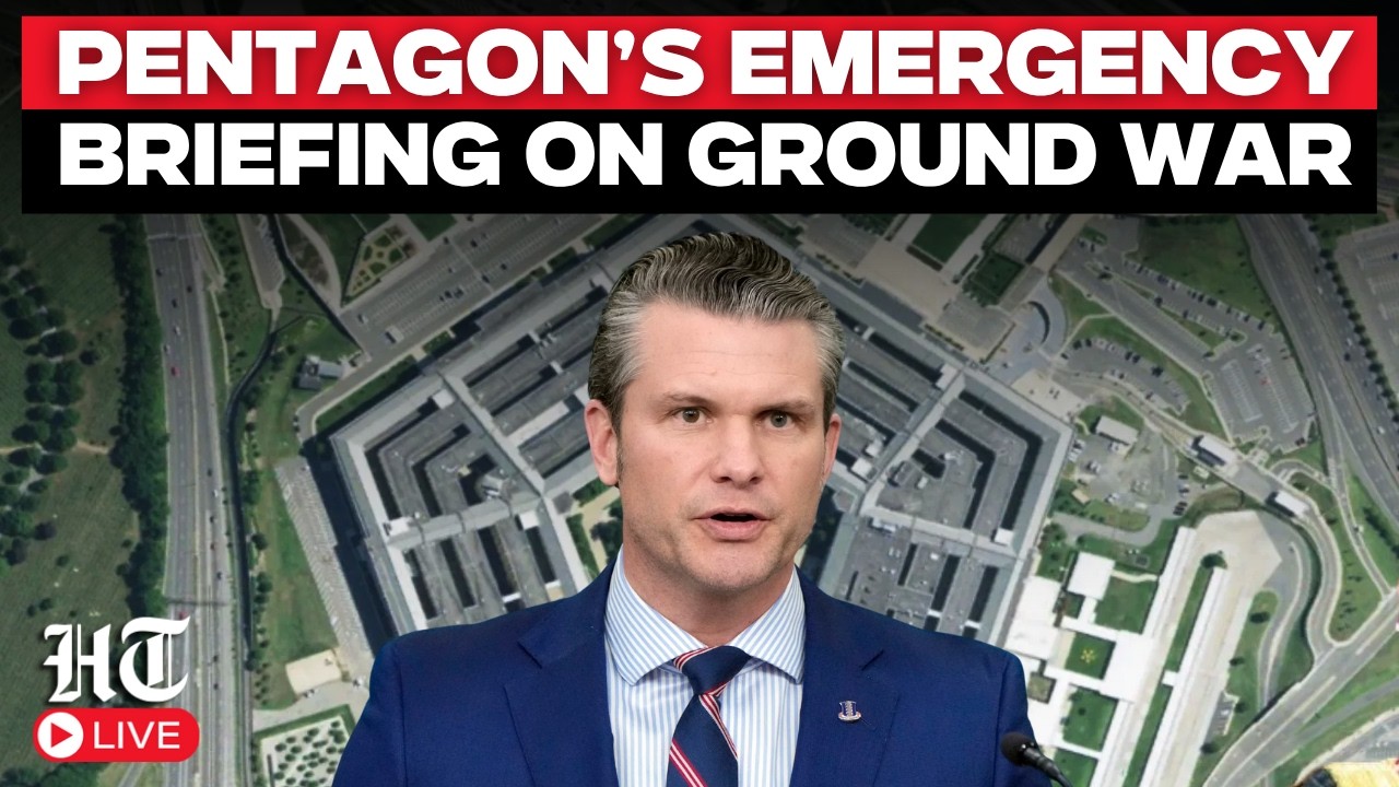 White House LIVE: Pentagon Reveals Trump’s Iran GroundWar Strategy | Pete Hegseth | US-Iran War LIVE
