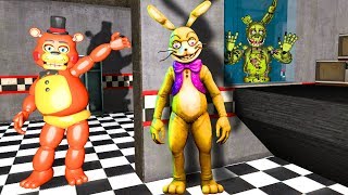 АНИМАТРОНИКИ ГОНЯЮТСЯ ЗА НАМИ В ПИЦЦЕРИИ FNAF 1 COOP ► Garry's Mod