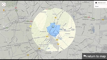 Clustering with Google Maps API V3, magnifier feature and animated zooming (work in progress)