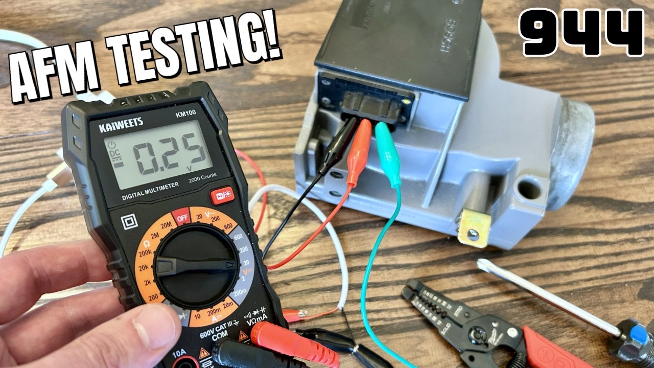 Porsche 944 – Bosch Air Flow Meter (AFM) Testing Tutorial