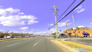 WINSTON SALEM NORTH CAROLINA PETERS CREEK PARKWAY DRIVING TOUR 4K 😎❤️😊