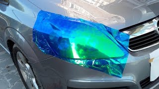 How to install Headlight Tint   Chameleon   Car Wrapping Tutorial by Chromatic Vinyl Films