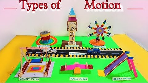 Types of Motion model | Physics working model | Types of Motion school science project