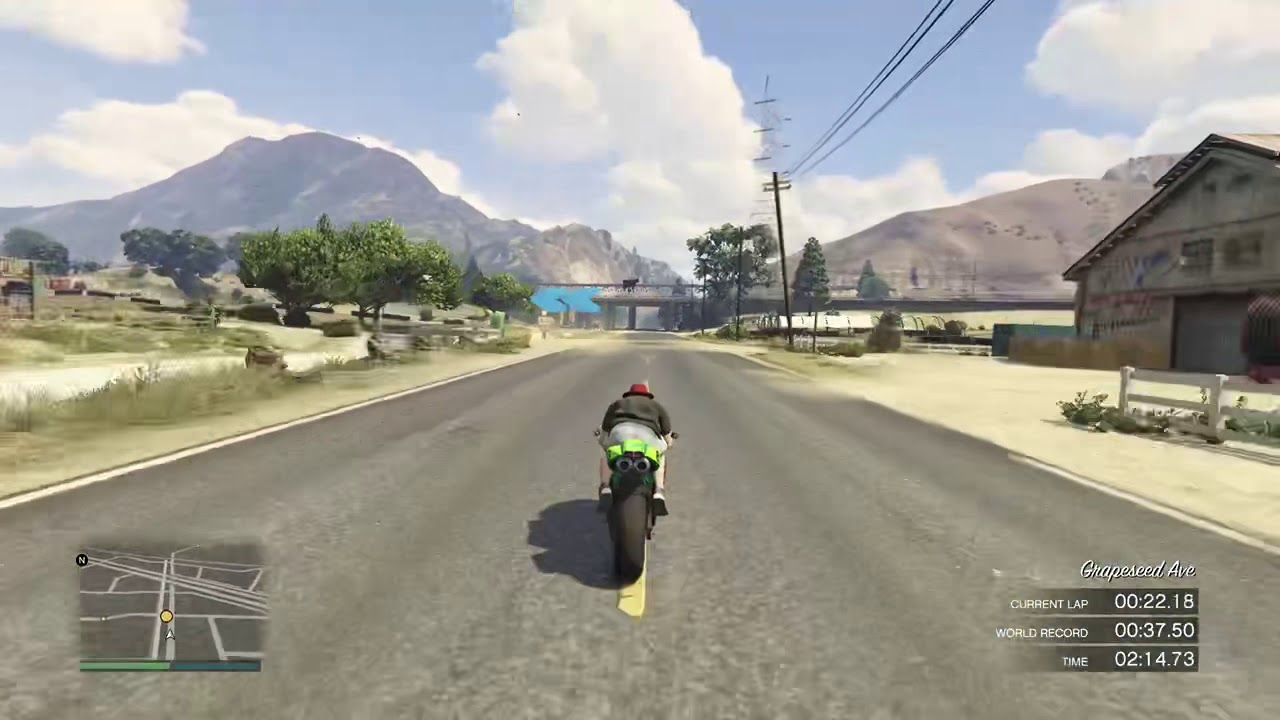 GTA V Clip: Motorcycle Crash Fail