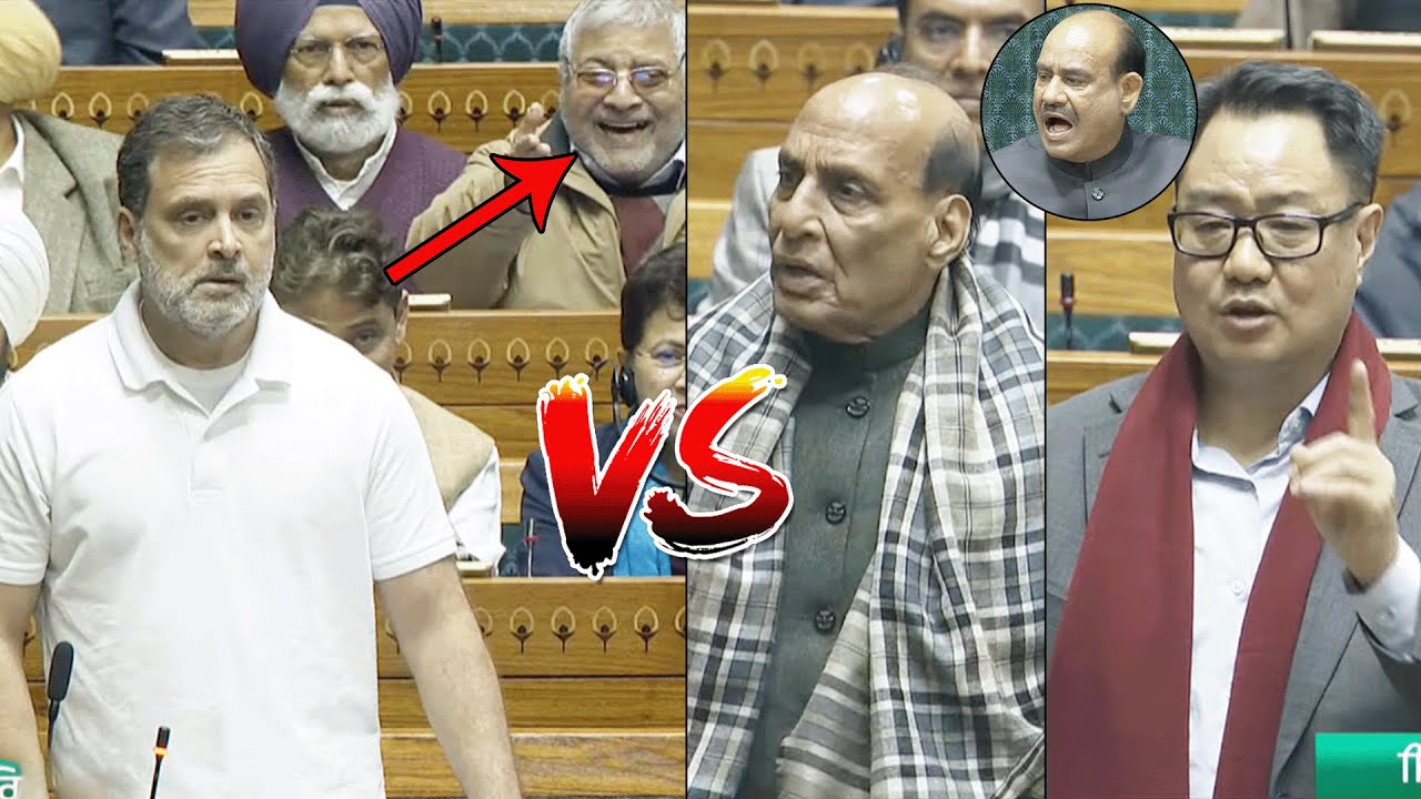 Heated Argument Between Rahul Gandhi vs Rajnath Singh In Lok Sabha | PM Modi | Congress Vs BJP