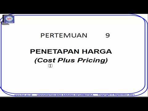 Penetapan Harga (Cost PlusPlusPricing)