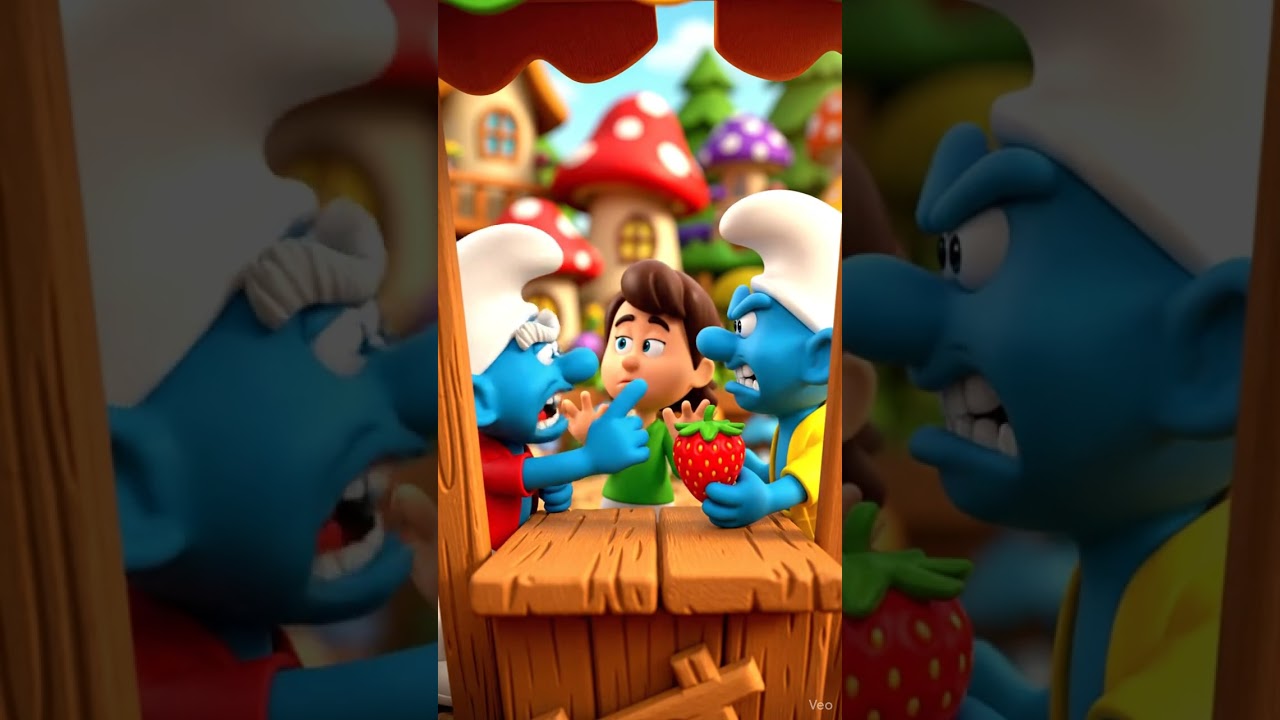 Tiny Fruit Vendors Fighting Over One Customer | Miniature Village Funny Short