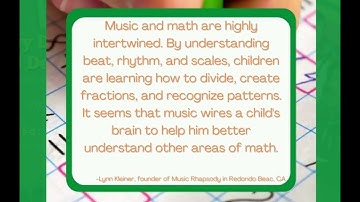 Benefits of music on one