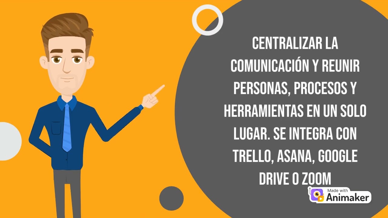 Productividad y Comunicación con Slack - Explicación animada