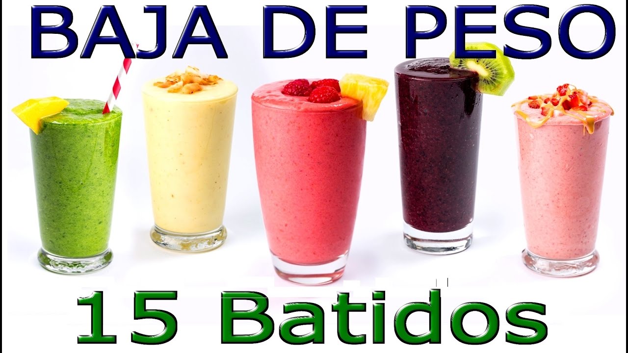 Batidos para cenar y bajar de peso