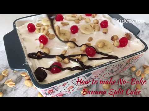 No-Bake Banana Split Cake Recipe