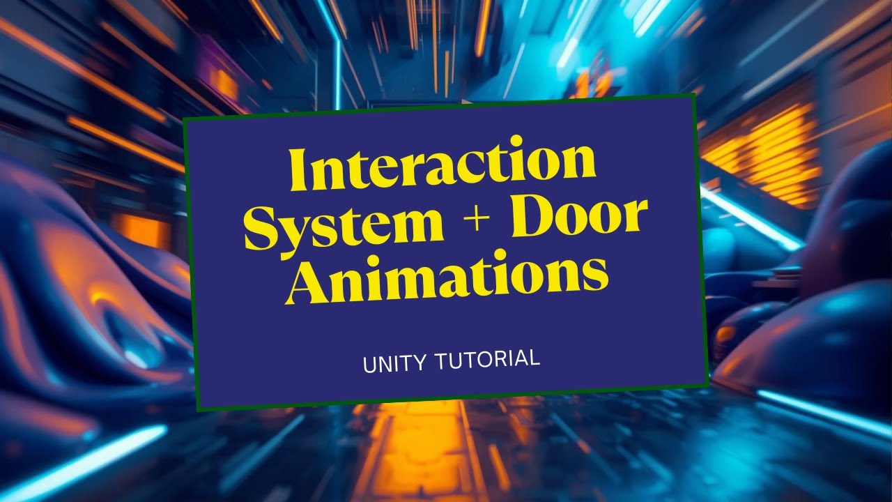 Unity Tutorial: Easy Door Interaction & Animation System!