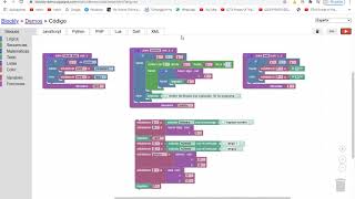 PROGRAMACIÓN GRÁFICA Blockly Demos desafío 1