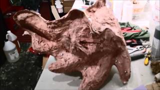 Making a Suit of Armor Using Poly-urethane Rubber, Resin, and Epoxy Putty : Rathalos Helmet screenshot 4