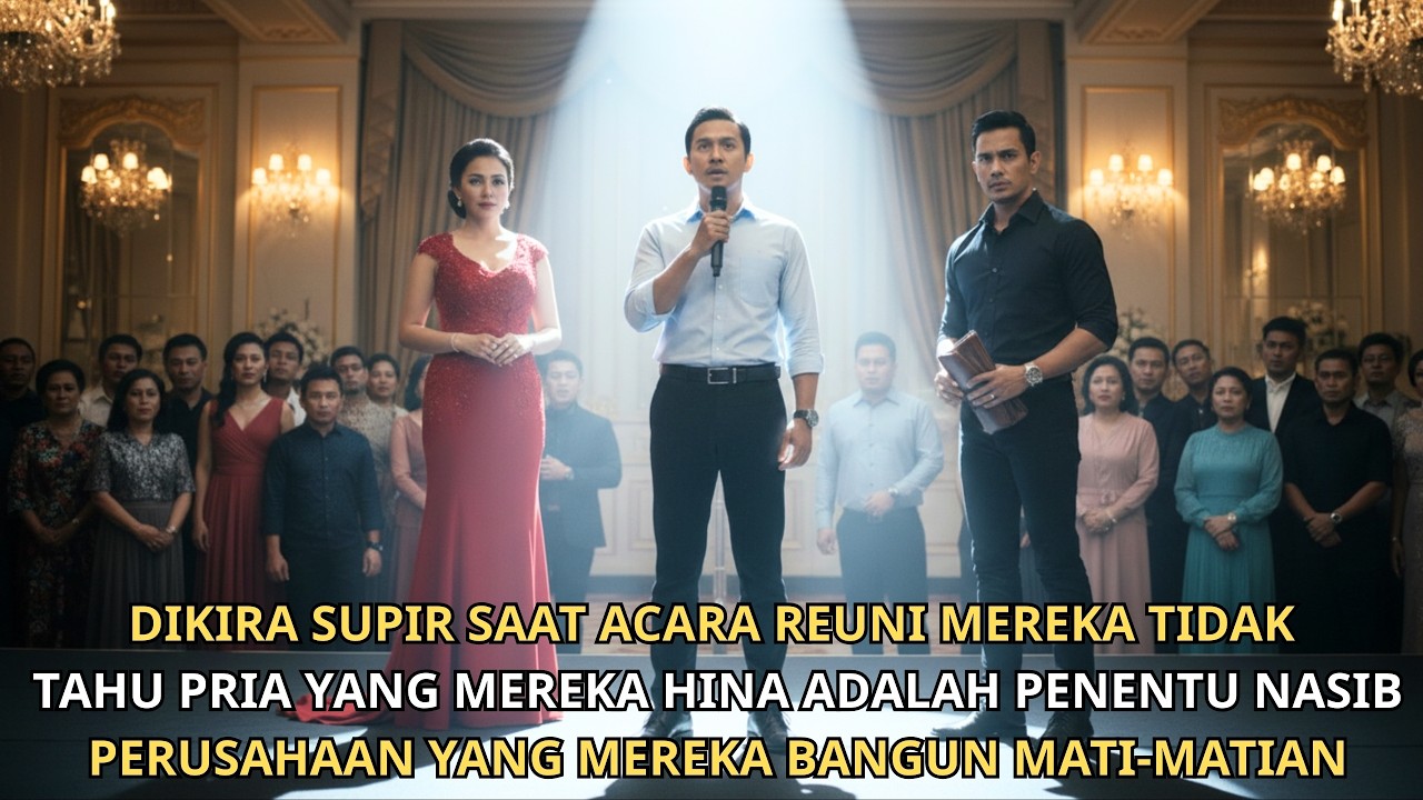 DIKIRA SUPIR SAAT REUNI - TERNYATA PRIA INI PENENTU NASIB PERUSAHAAN YANG MEREKA BANGUN MATI-MATIAN