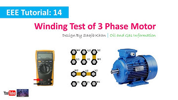 Winding Test of 3 Phase Motor | Electrician Training | EEE Tutorial | Multimeter
