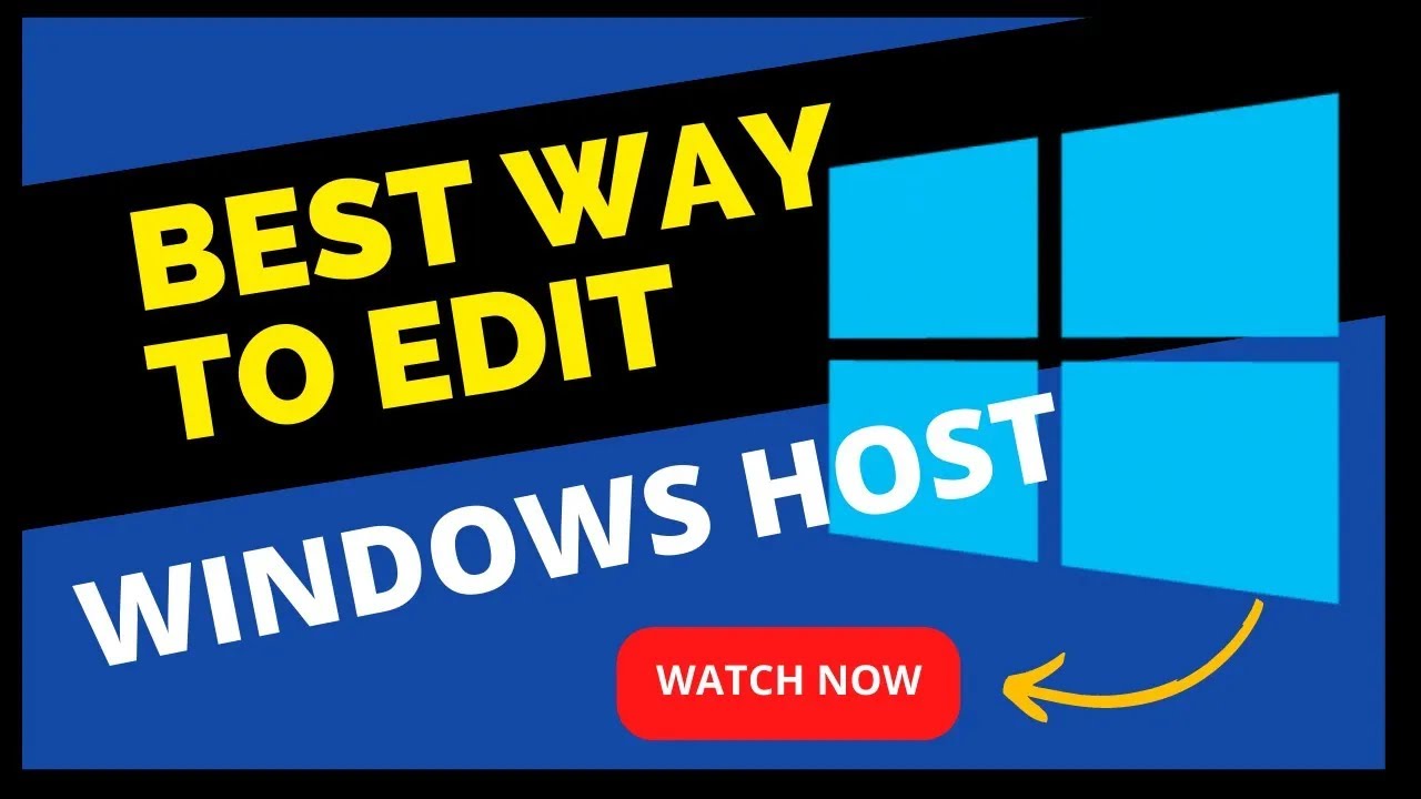 how-to-edit-hosts-file-in-windows-8-10-11-youtube