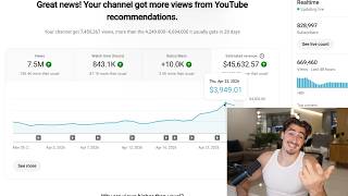 F*** it, revealing my $45k/month faceless YouTube channel (full breakdown)