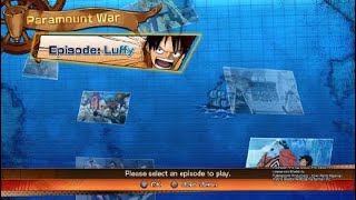 ONE PIECE BURNING BLOOD Story Campaign Gameplay Part 1 - Episode: Luffy