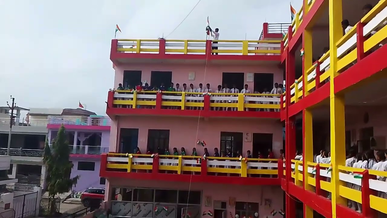 78th independence day celebrate in S.G.M Public school 🎒 🏫 #independenceday #school