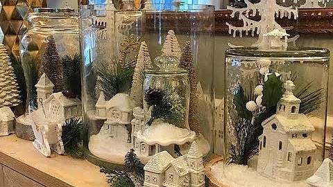 DIY Dollar Tree Winter Wonderland Mini Village