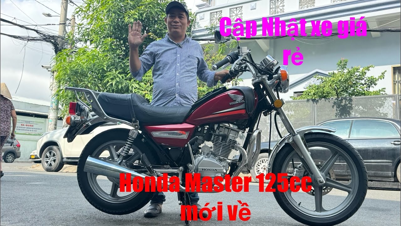 Tuấn Moto mới Honda Master 125cc màu đỏ rất mới giá rẻ lh 0369669659 có ship