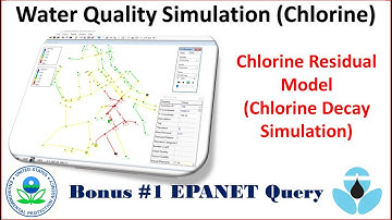 Bonus Tutorial #1 | EPANET | Query on Water Quality Simulation | Chlorine Decay | Chlorine Residual