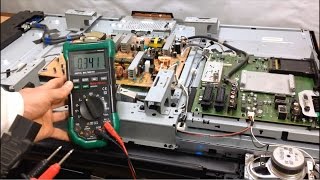 How To Repair A TV That Won't Turn On | How To Replace A TV Power Supply Board | Sony KDL40V4000