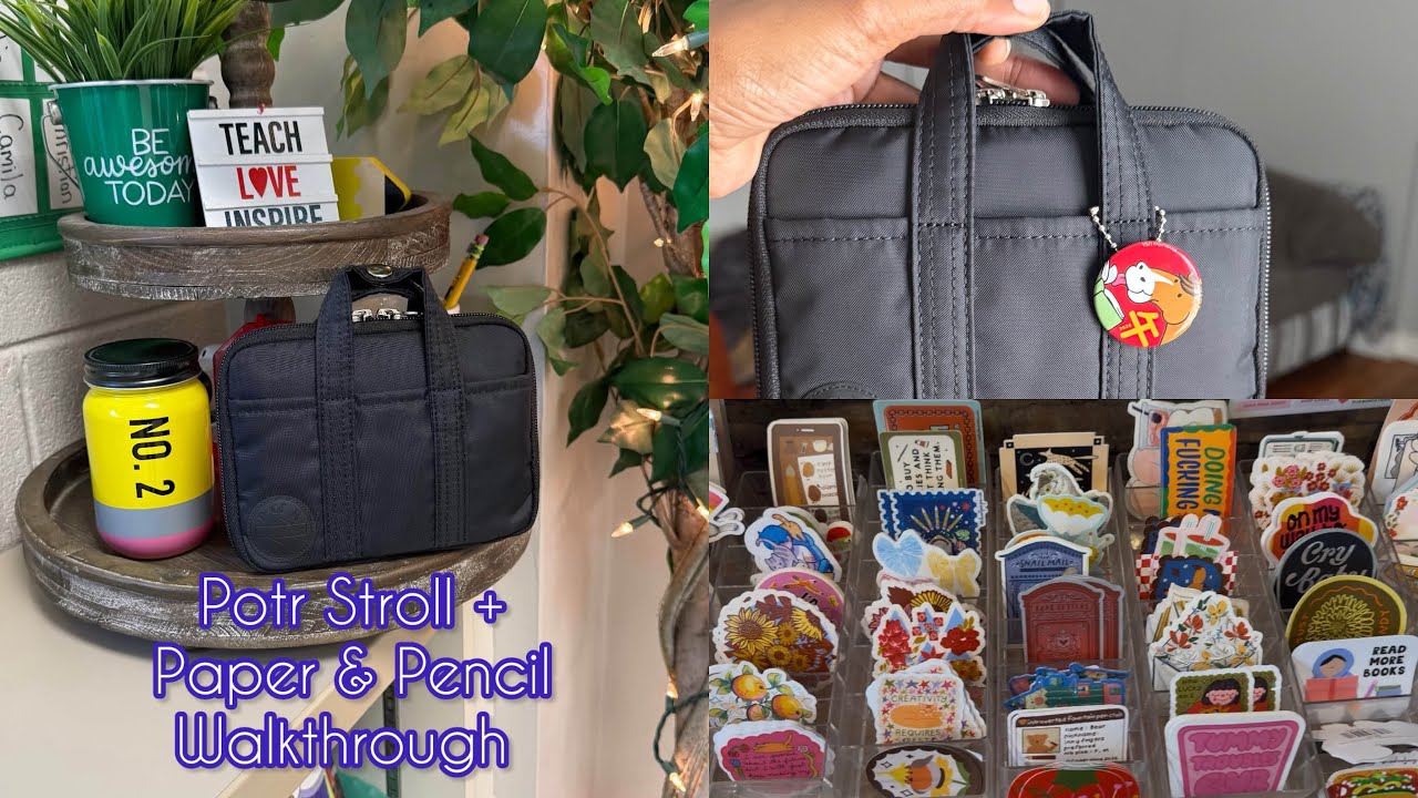 Hobonichi Potr Stroll a6 Cover + Paper & Pencil Quick Store Walkthrough ✏️