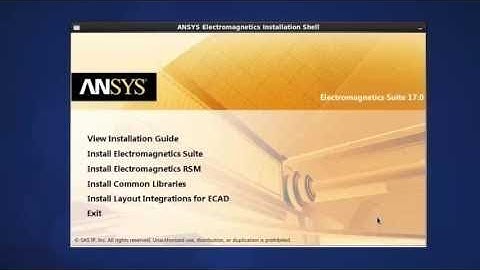 Install Electromagnetics RSM on the Linux Platform