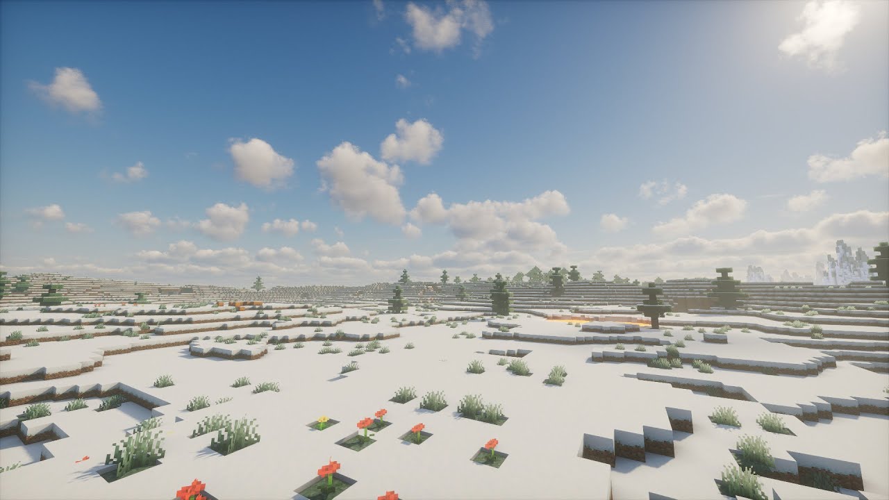The Best Large Flat Snow Plains Seed - Minecraft Seeds 1.21.10 - YouTube