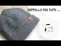 Cappello ai ferri con diminuzioni a spirale in tutte le taglie