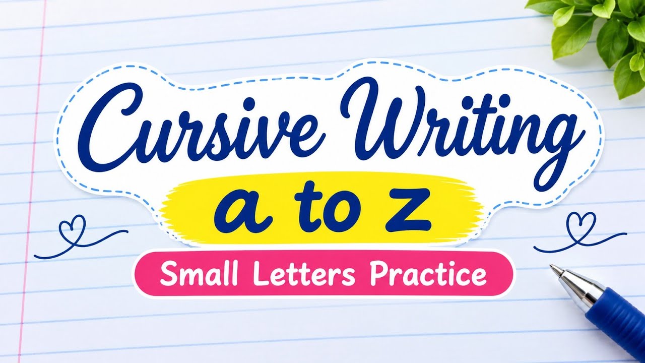 Cursive Letters For Vi Cursive Writing | Small Letters in English | Cursive Handwriting ...