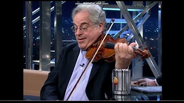 Itzhak Perlman play Paganini Caprice 24 ao vivo no programa do Jô Soares!