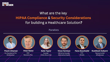 What are the key HIPAA Compliance & Security Considerations for building healthcare solutions?