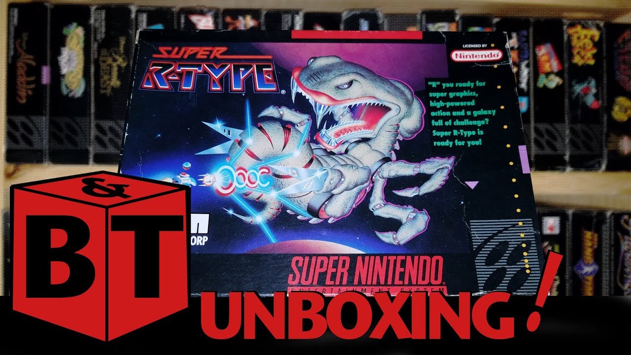 Unboxing Super R-Typer for Super Nintendo Game Footage Included! - YouTube