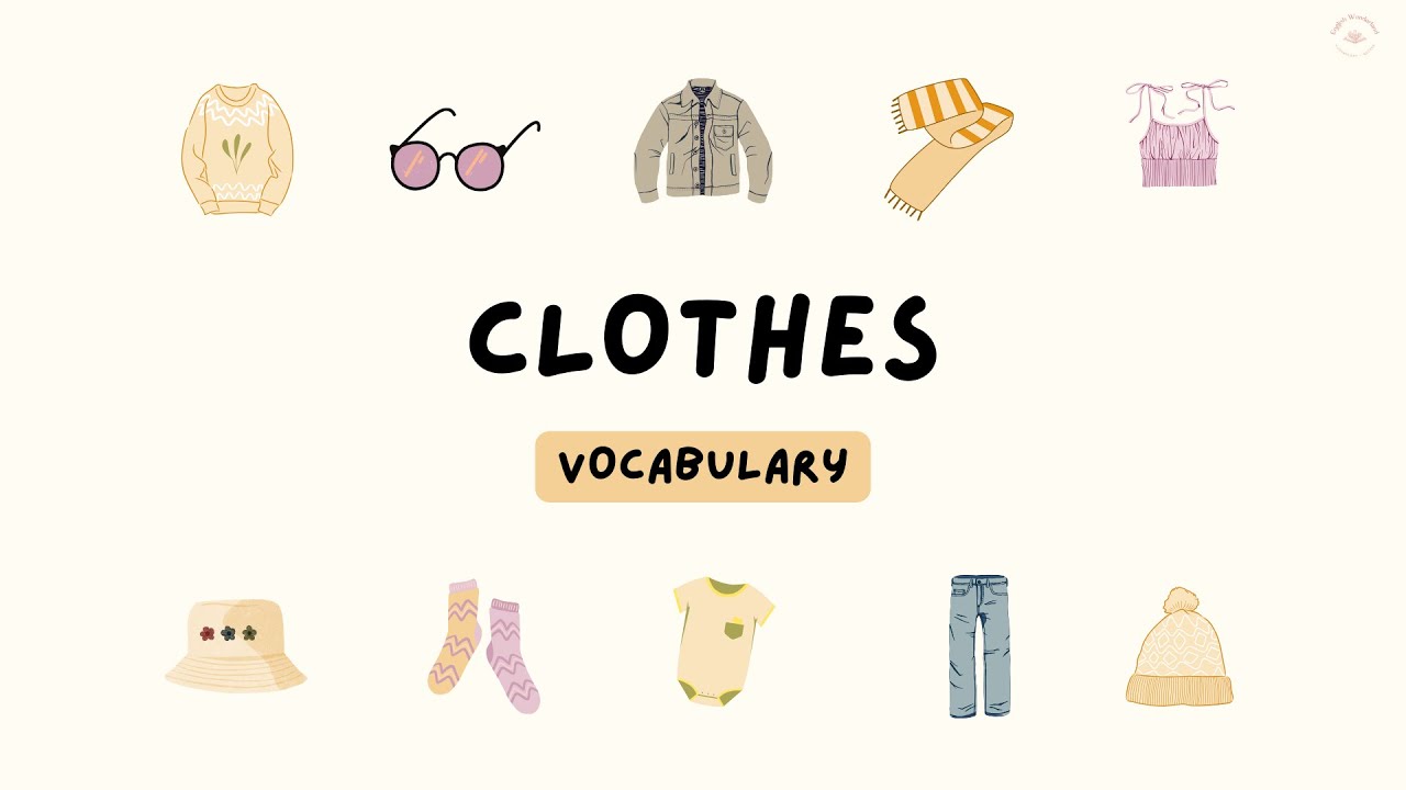 Clothes (Vocabulary)  Vocabulary pictures, Vocabulary, Picture